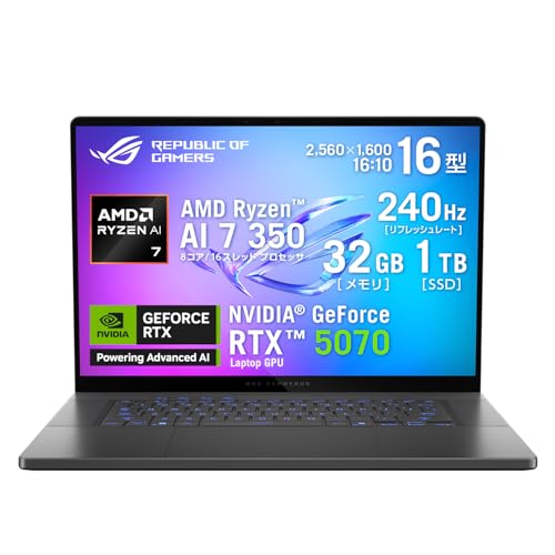 Amazon.co.jp: ASUS ゲーミングノートPC ROG Zephyrus G16 GA605KP 16